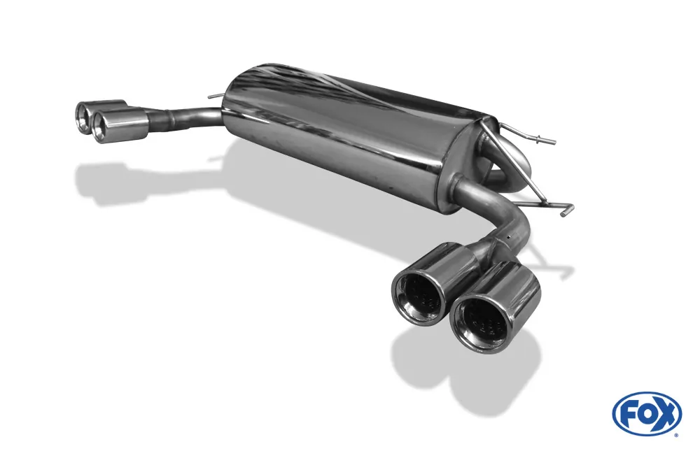 Opel Antara  Endschalldämpfer quer Ausgang rechts/links - 2x80 Typ 13 rechts/links