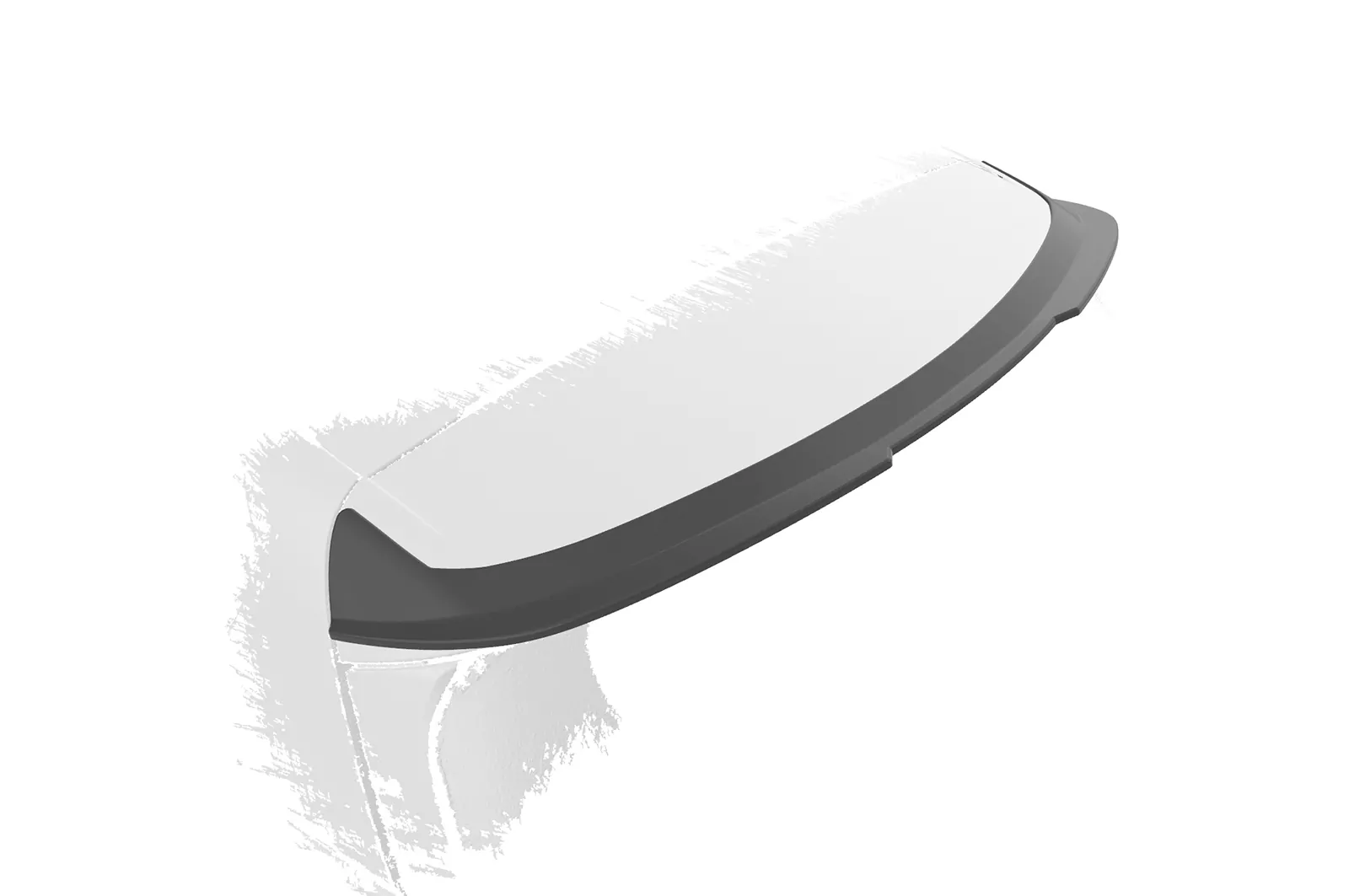 Heckflügel mit ABE für Opel Crossland X / Crossland HF934 Schwarz Strukturiert