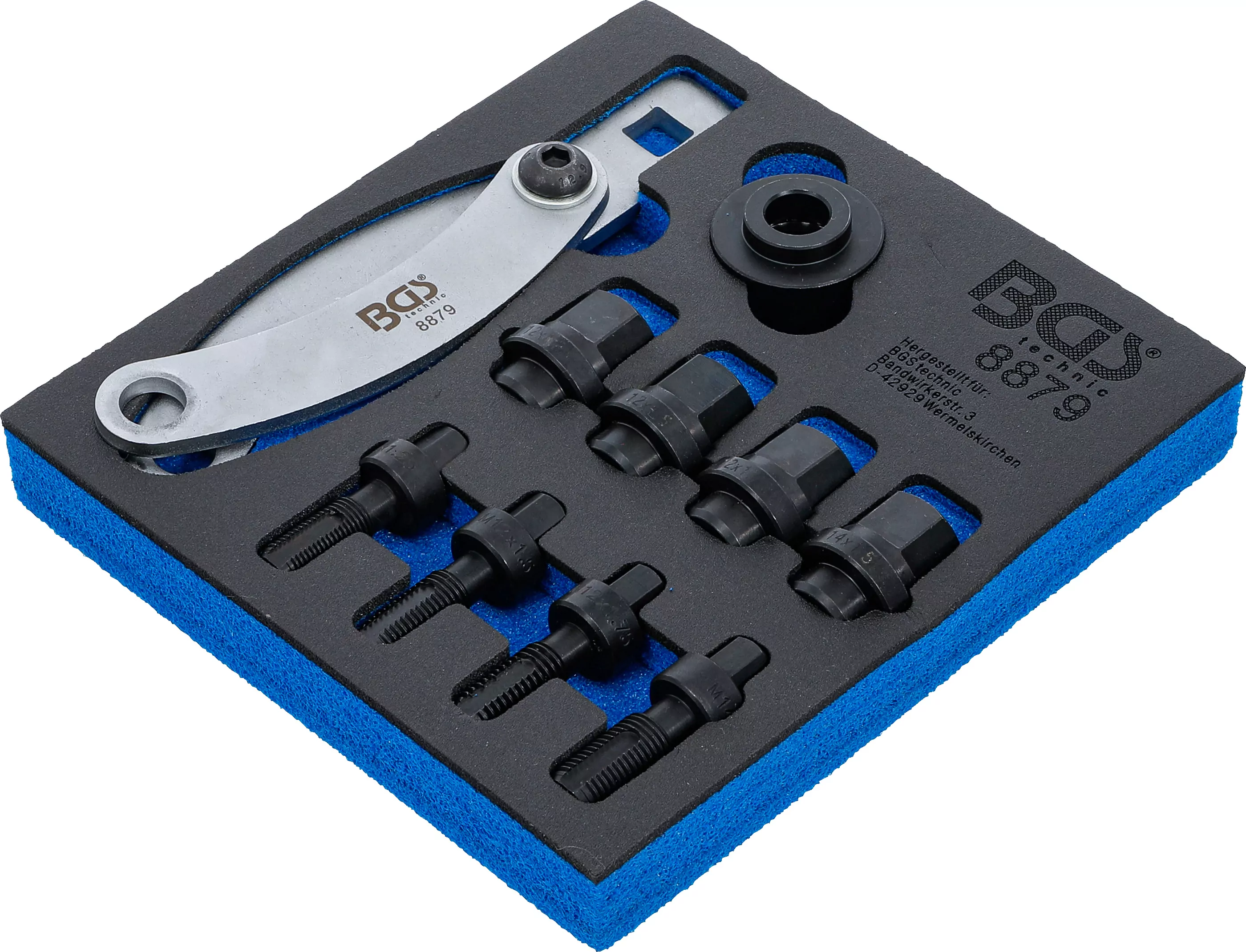 Werkstattwageneinlage 1/6: Radbolzen-Montage-Satz