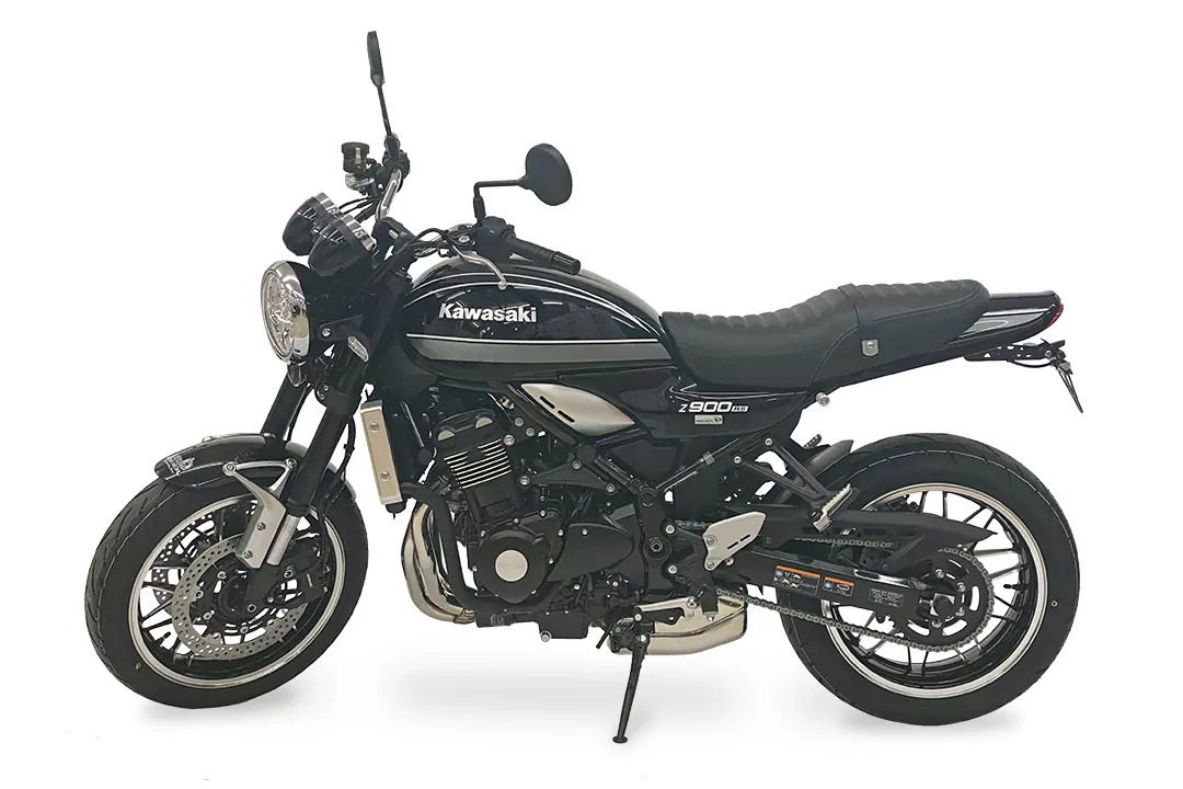 alpha Technik Kennzeichenhalter für Kawasaki Z900RS Cafe, Typ ZR900C / ZR900K, ab Modelljahr 2018-