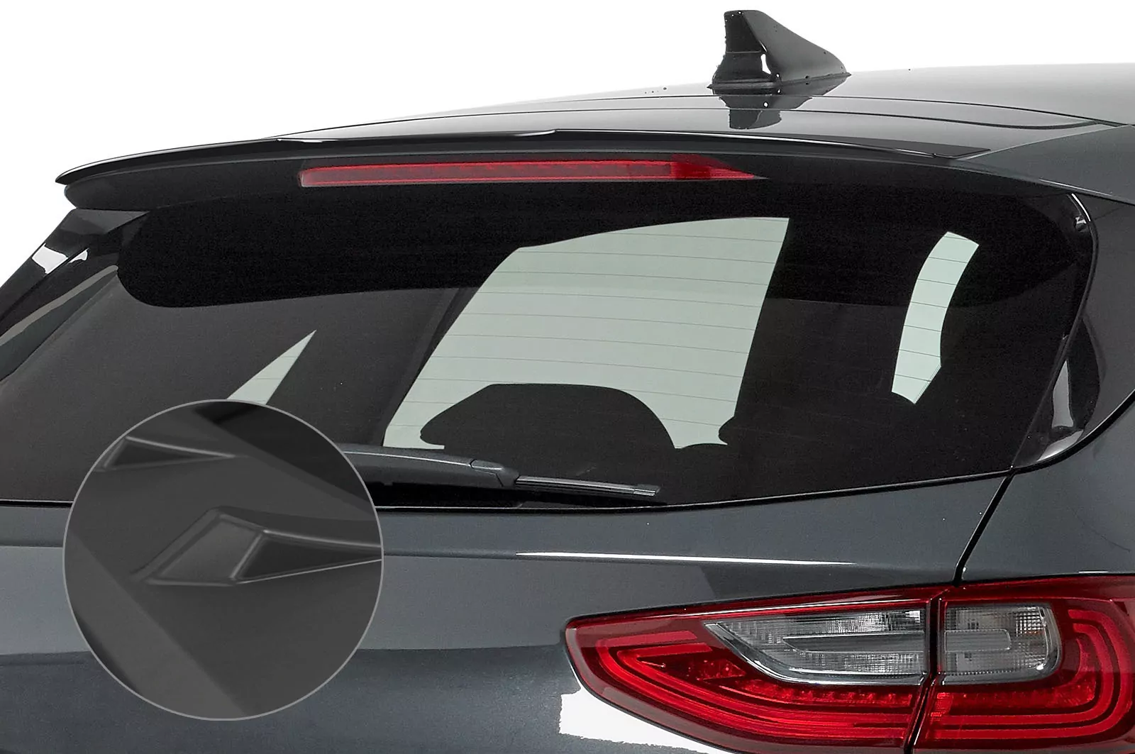 Heckflügel mit ABE für Kia Ceed (CD) Lackierfreundlich (schwarz matt)