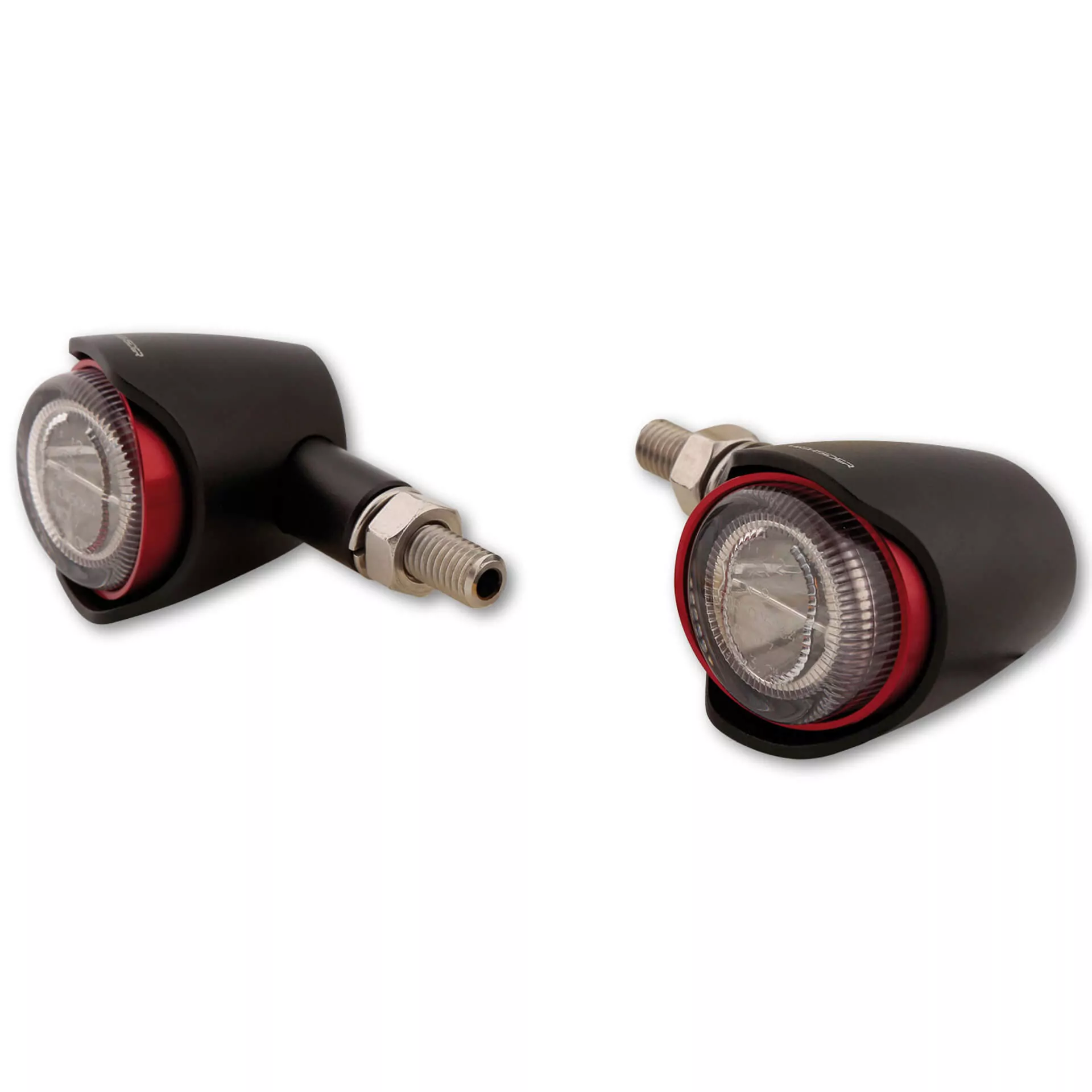 HIGHSIDER pro Akron-X LED Rück-, Bremslicht, Blinker Schwarz/Getönt 3in1, E-Geprüft (Paar)