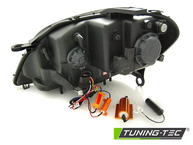 Headlights Tube Light Chrome Seq Fits Mercedes W164 Ml M-Klasse 05-07  