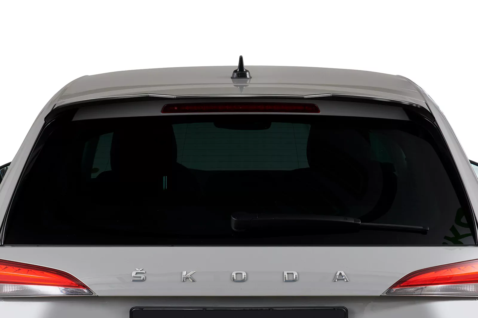 Heckflügel mit ABE für Skoda Scala HF887 Schwarz Strukturiert