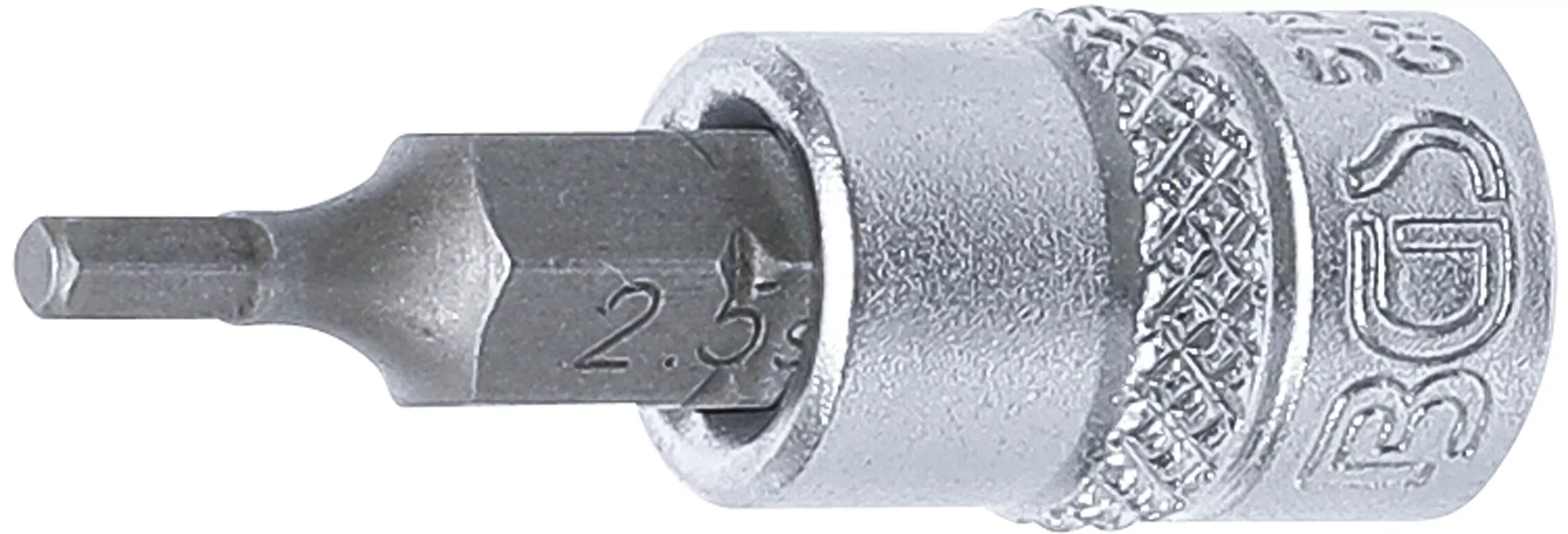 Bit-Einsatz | Antrieb Innenvierkant 6,3 mm (1/4") | Innensechskant 2,5 mm