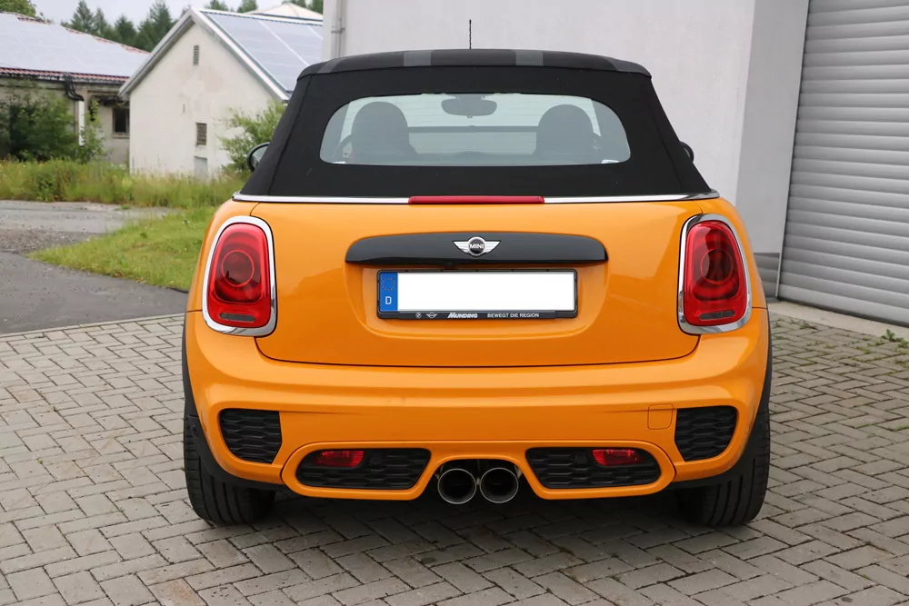 Mini Cooper S - F56 & F57  Endschalldämpfer Ausgang mittig - 2x100 Typ 25