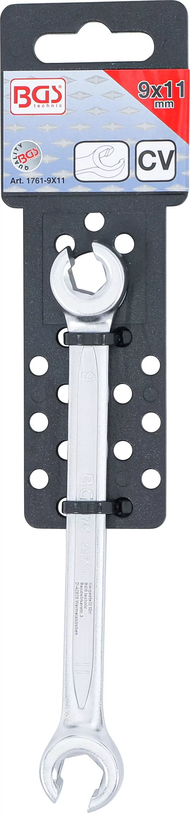 Offener Doppel-Ringschlüssel | SW 9 x 11 mm