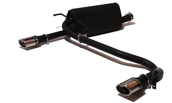 Ulter Sportauspuff für Opel Astra H Diesel COMBI 2004-2009 - 2 Duplex Endrohre Oval 95×65