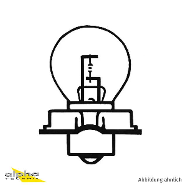 LAMPE 12V 15W P26S Bilux 10 Stück