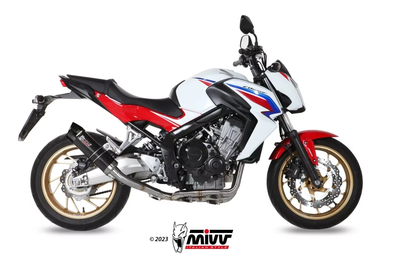 MIVV GP-C Carbon Mit Carbonendkappe HONDA CB 650 F 2014 > 2018