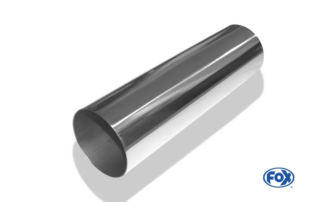 Anschweißendrohr Typ 10  Ø 90 mm / Länge: 300 mm  - rund / uneingerollt / gerade / ohne Absorber