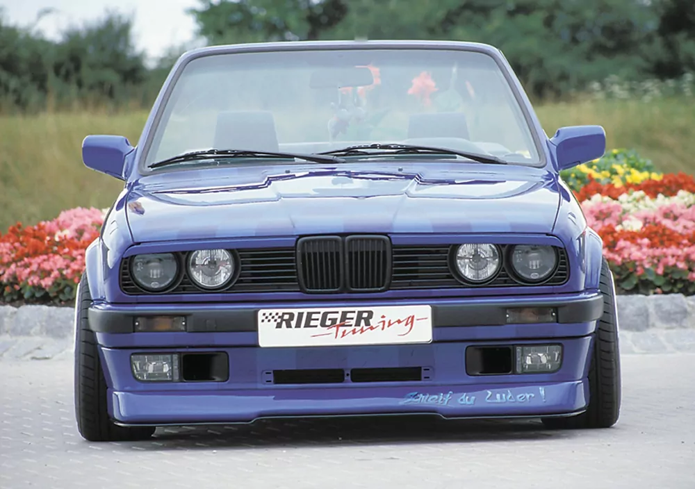 Rieger Spoilerschwert für BMW 3er E30 - Coupé  für Spoilerlippe 38011 carbon optik