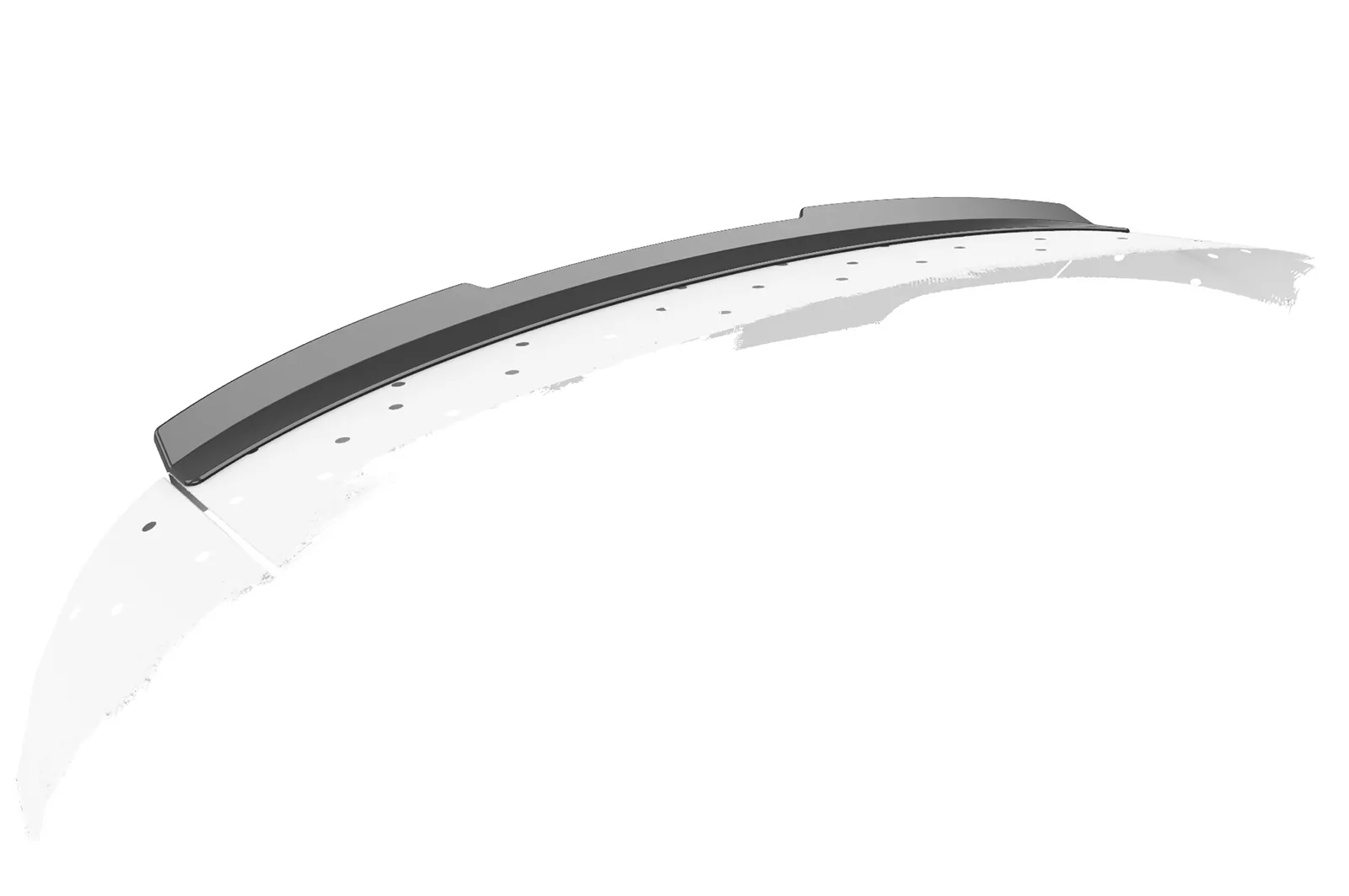 Heckflügel mit ABE für Audi A5 8T Coupé HF592 Strukturiert (schwarz matt)