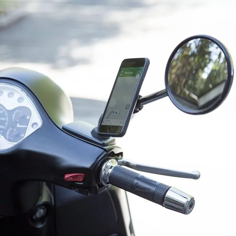 SP CONNECT Moto Bundle fixed on Mirror - Samsung Note 9