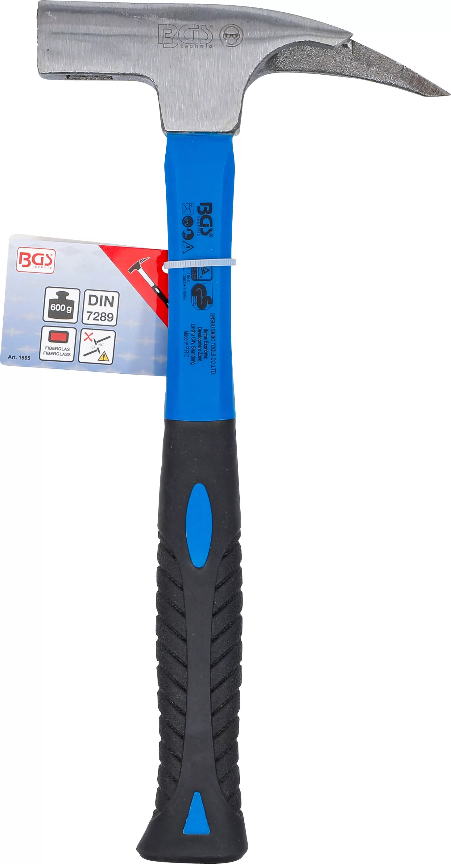 Latthammer | DIN 7239 | Fiberglasstiel | 600 g