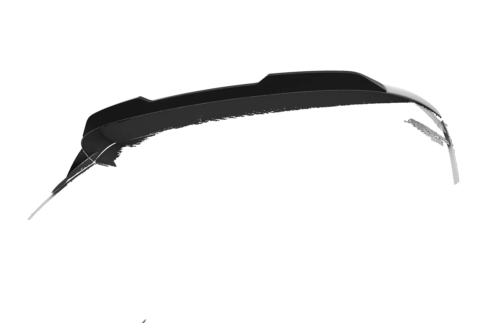 Heckflügel mit ABE für Citroen C3 Aircross 2 HF148 Schwarz Strukturiert