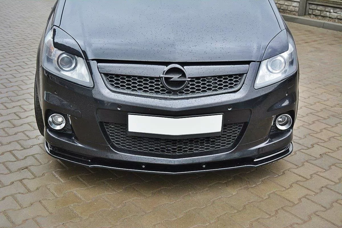 Front Ansatz Passend Für Passend Für OPEL ZAFIRA B OPC / VXR Schwarz Hochglanz Schwarz Hochglanz
