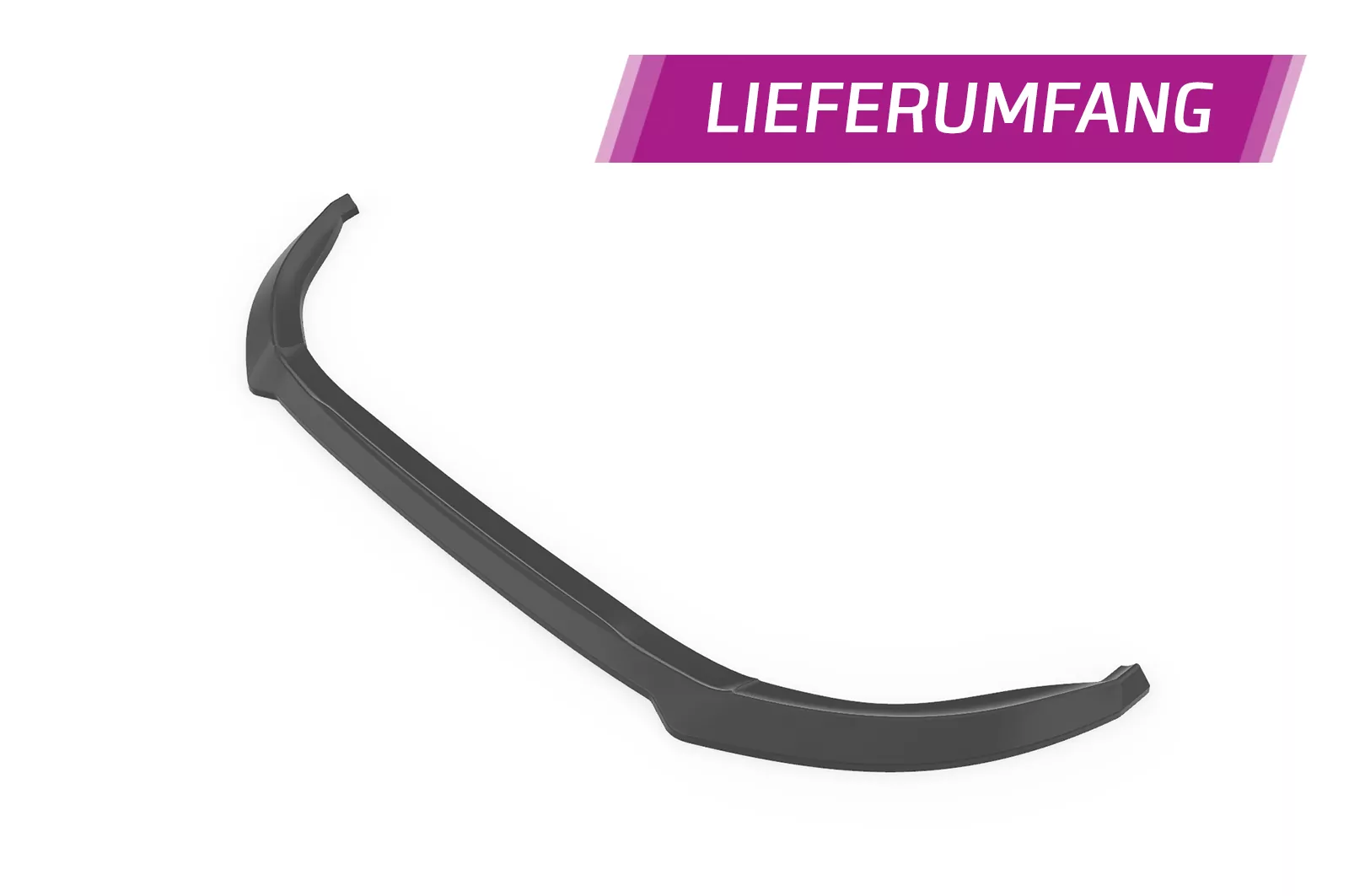 Cup-Spoilerlippe mit ABE für Mini F55/F56/F57 Cooper S CSL724 Schwarz Strukturiert