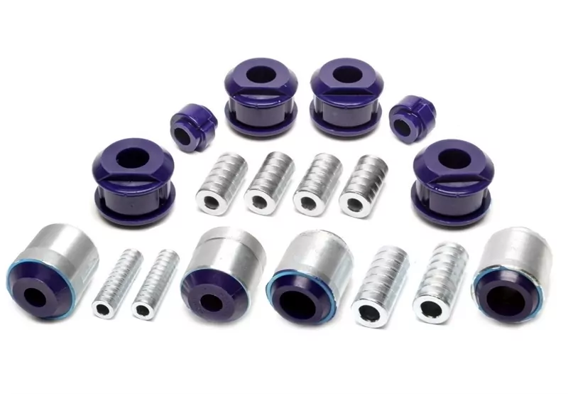 TA Technix PU-Buchsen Kit 18-teilig Vorderachse mit Ø 25mm Stabi passend für Audi A4 (B5)/ Skoda Superb (3U)/ VW Passat (3B/3BG)