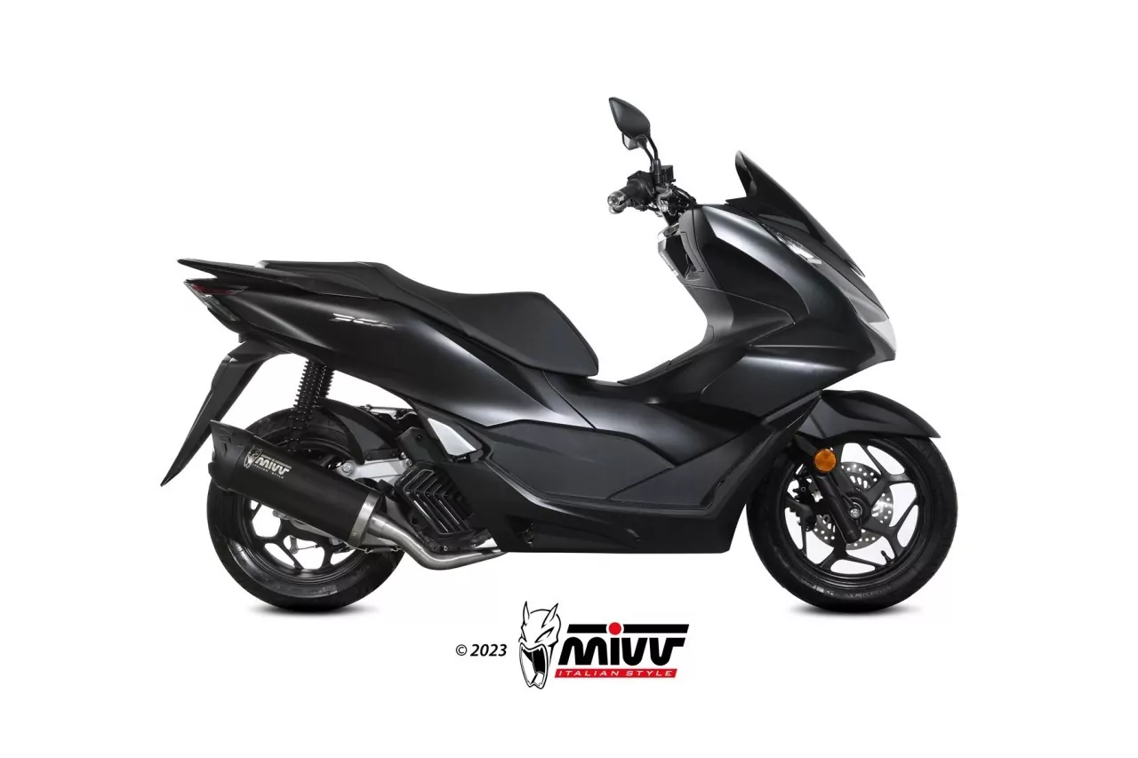 MIVV MOVER Edelstahl Schwarz HONDA PCX 125 21-23