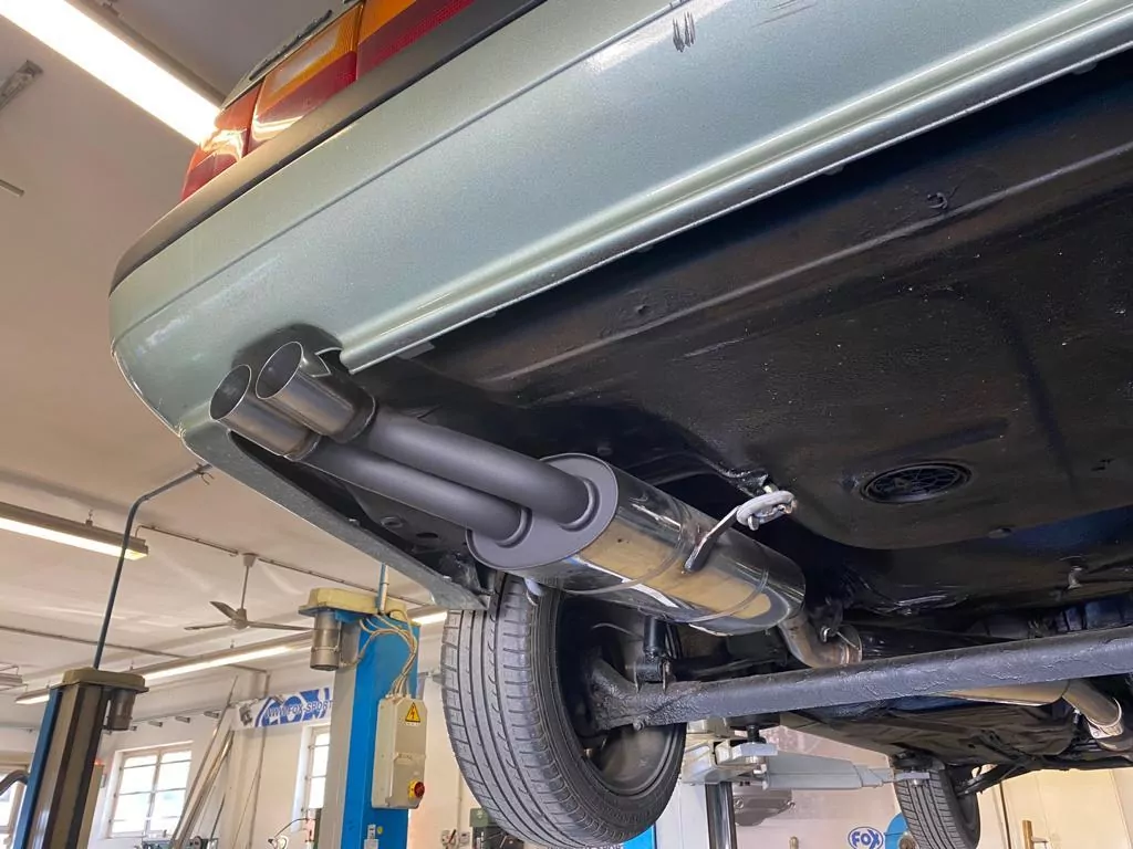 Audi 80/90 Typ 81  Endschalldämpfer - 2x63 Typ 10