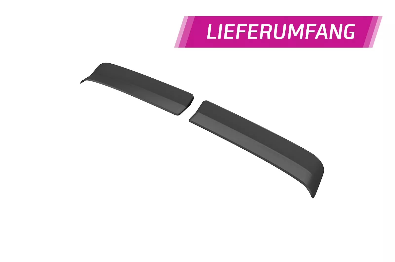 Heckflügel mit ABE für Mini F56 JCW GP HF041 Schwarz Strukturiert