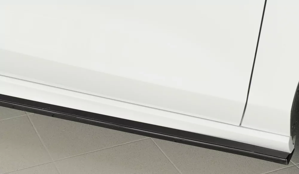 Rieger Seitenschweller rechts ansatz glanz schwarz für Ford Focus 4 ST (DEH) 5-tür. (Turnier) 04.22- (ab Facelift)