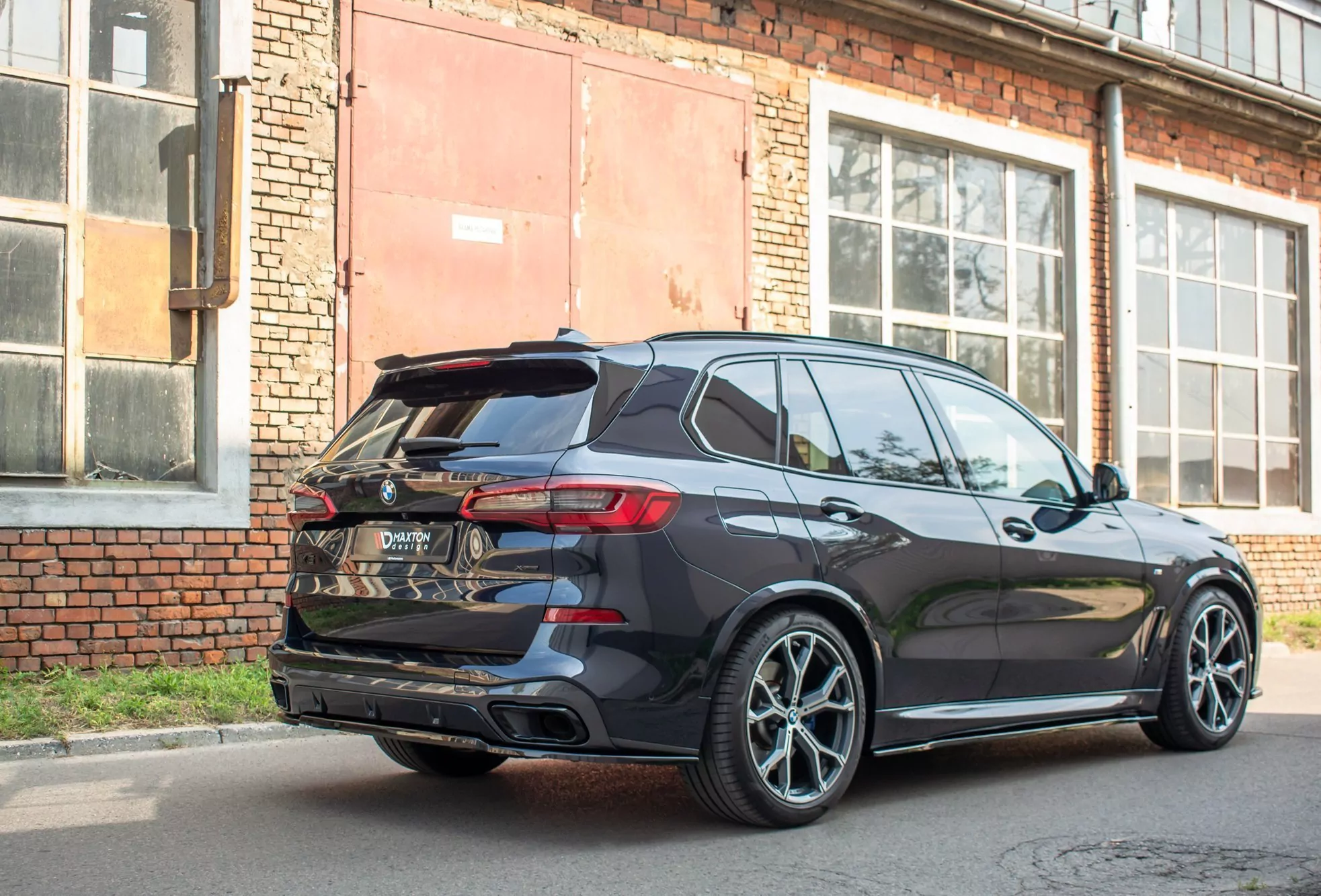 Spoiler CAP Passend Für Passend Für BMW X5 G05 M Paket Schwarz Hochglanz Schwarz Hochglanz