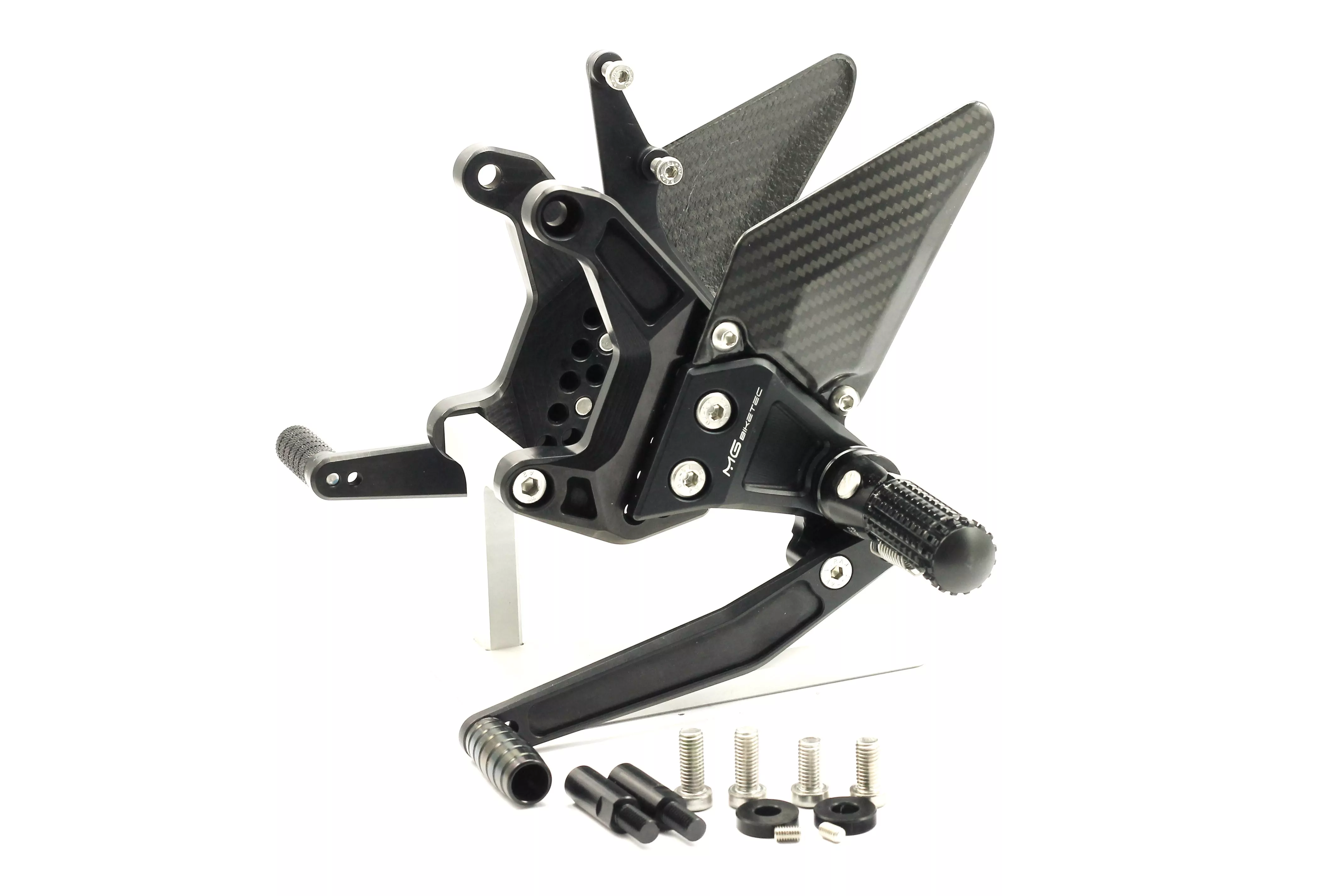 MG Biketec Sportfussrastenanlage / Rastenanlage / Fußrastenanlage mit ABE, gültig in D - A - CH für KTM 1290 Super Duke R / RR / EVO ab 2020