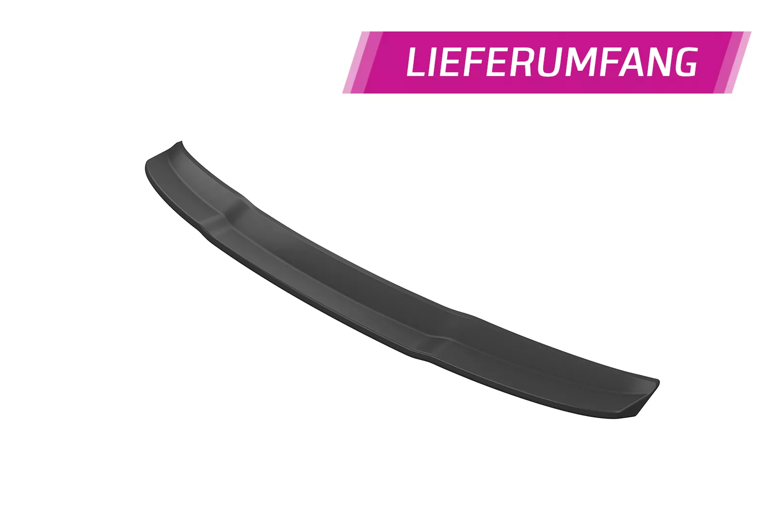 Heckflügel mit ABE für Mercedes Benz C-Klasse S206 T-Modell HF045 Schwarz Strukturiert