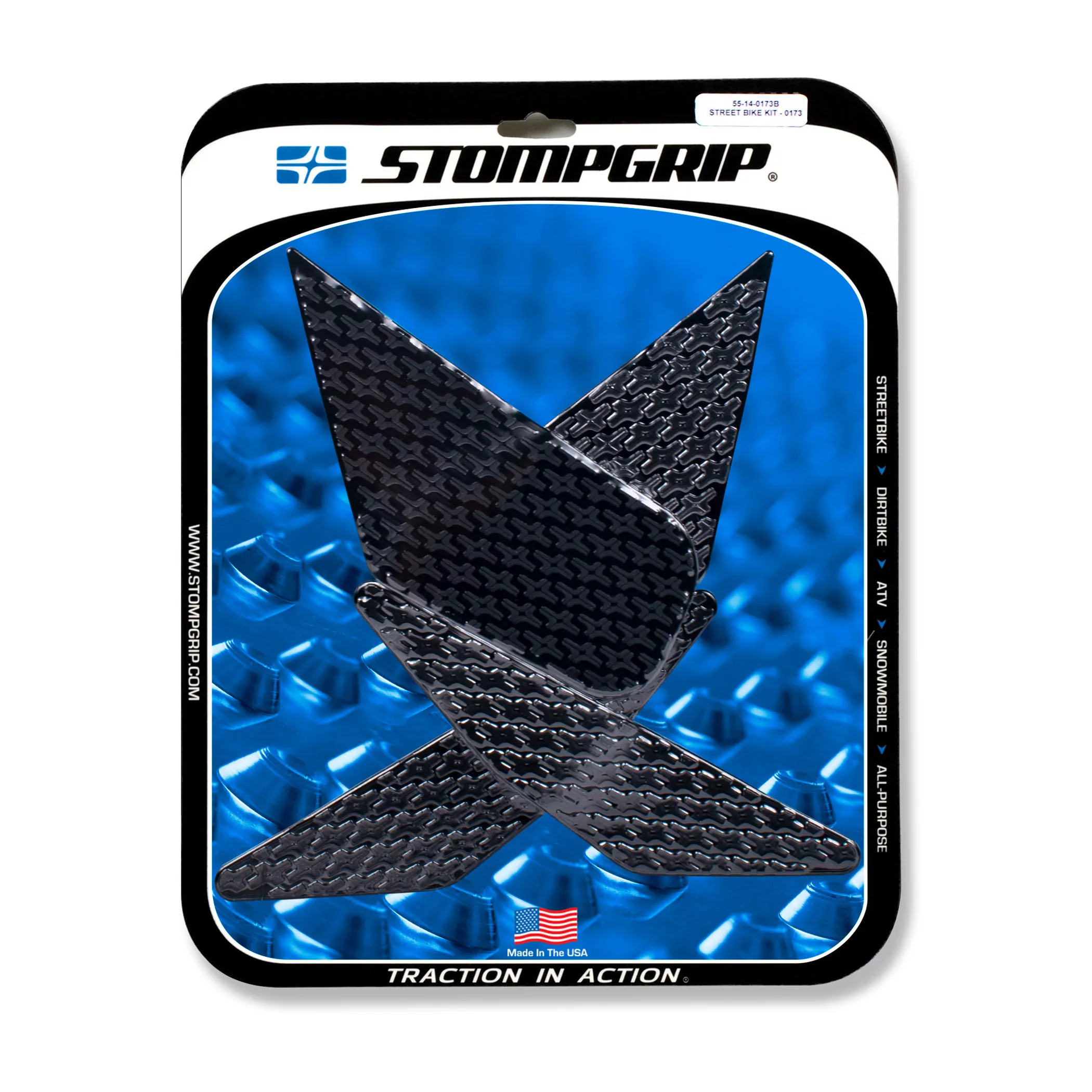 Stompgrip Traction Pad Icon für Triumph Speed Triple 16-20 Schwarz
