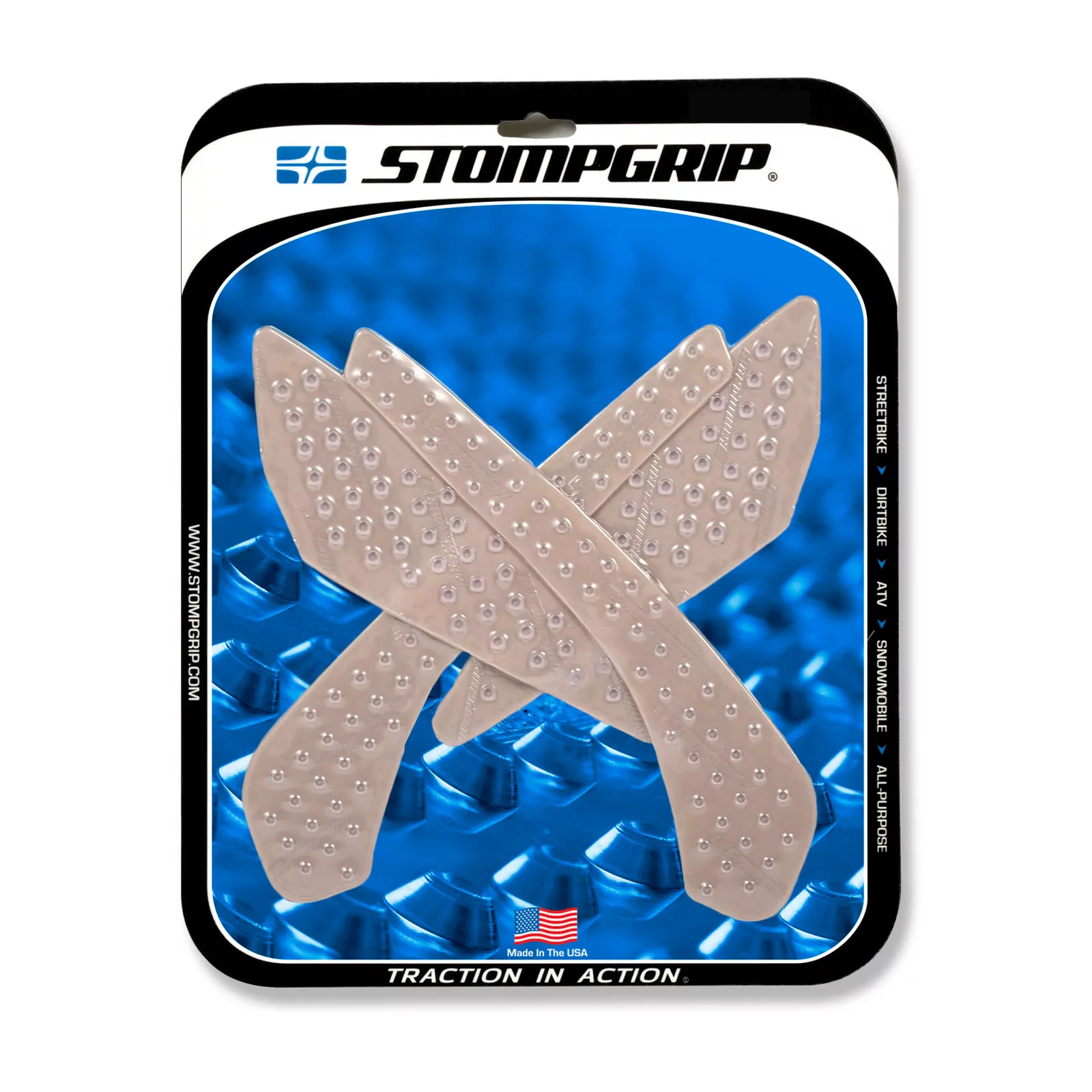 Stompgrip Traction Pad Volcano für Suzuki GSX-S 750 18-22 Klar