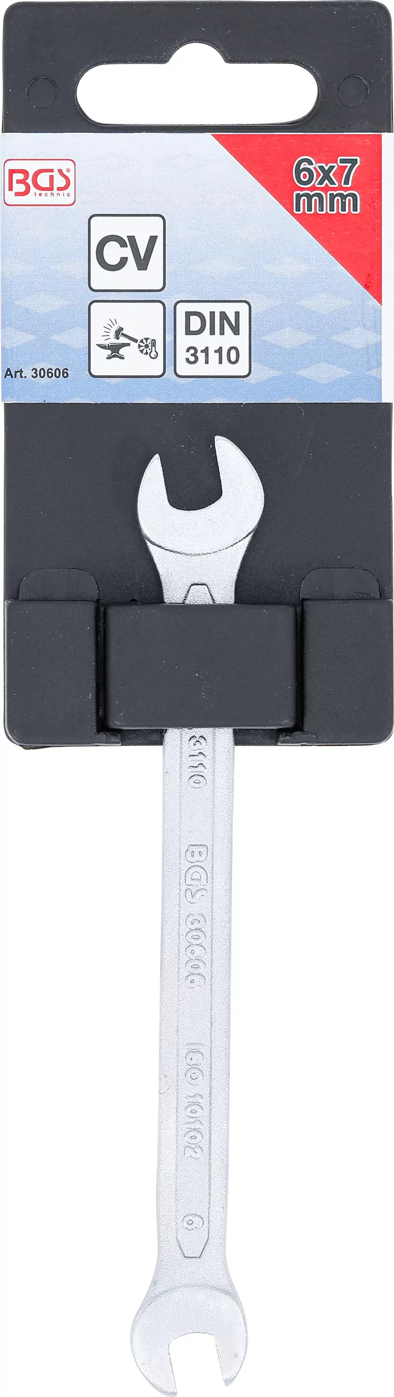 Doppel-Maulschlüssel | SW 6 x 7 mm