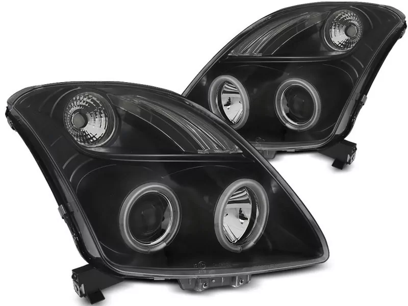 SUZUKI SWIFT 05.05-10 CCFL ANGEL EYES BLACK