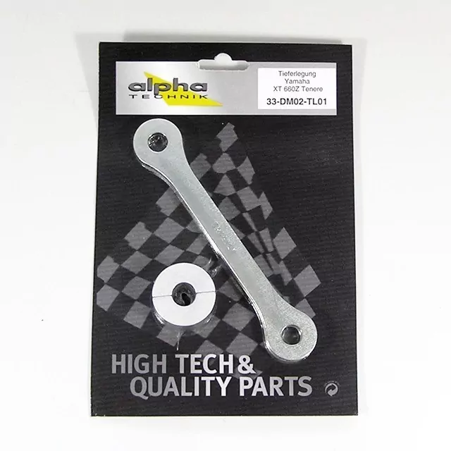 alpha Technik Tieferlegungssatz 50mm für Yamaha XT660Z Tenere Typ DM02 Modelljahr 2008-