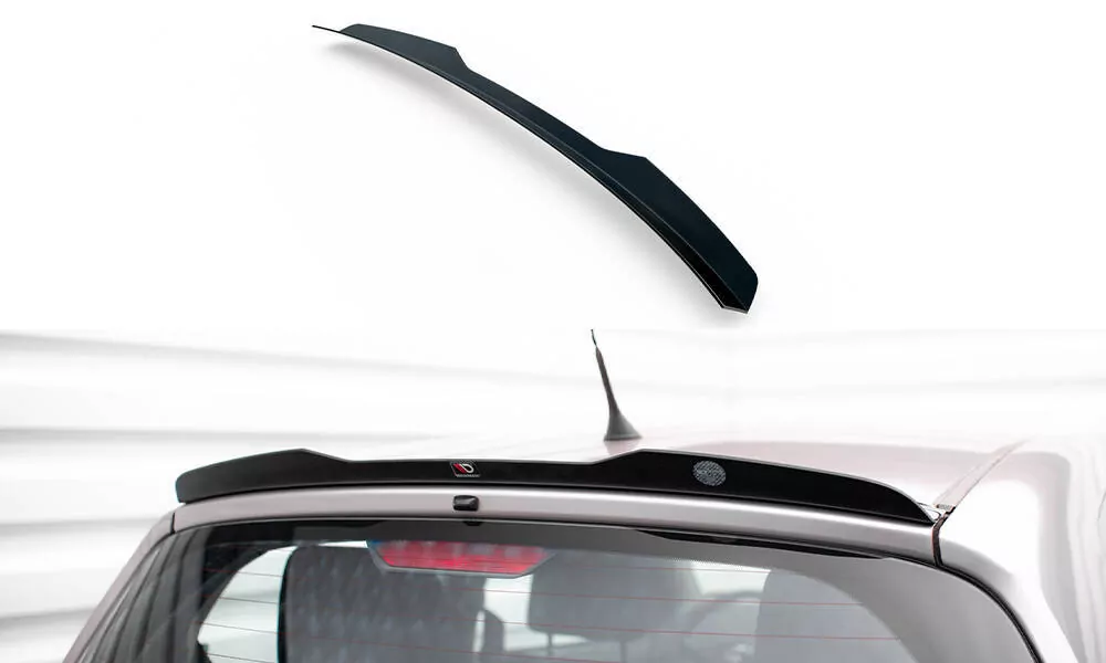 Spoiler CAP Für Toyota Yaris T-Sport Mk1 Facelift Schwarz Hochglanz