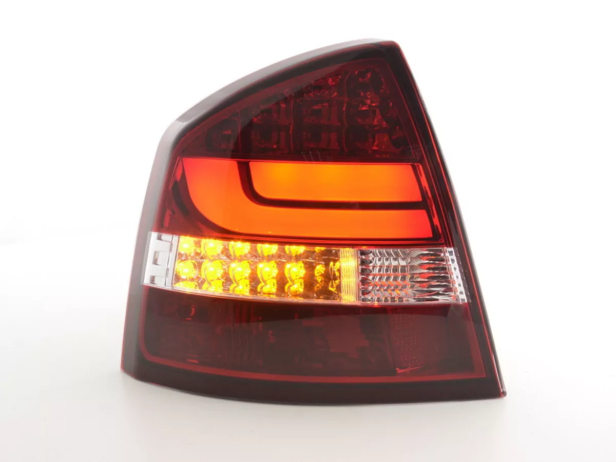 LED Rückleuchten Set Skoda Octavia 1Z Limo Bj. 05-12 rot/klar