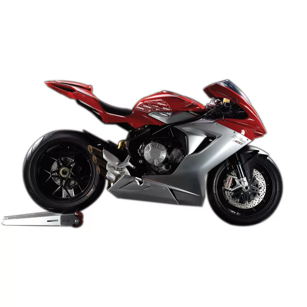 Stompgrip Traction Pad Volcano für MV Agusta F3 800 14-18 Klar