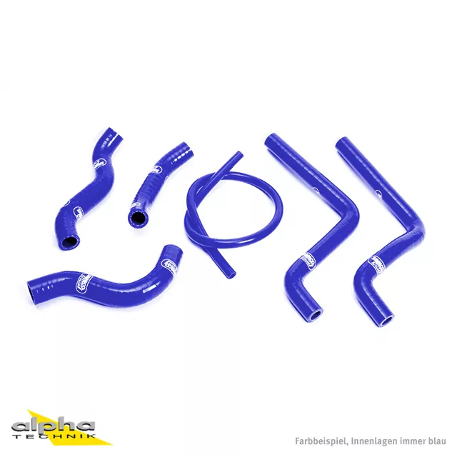 SAMCO SPORT Siliconschlauch Kit blau für Honda CR125R Modelljahr 2001-2002