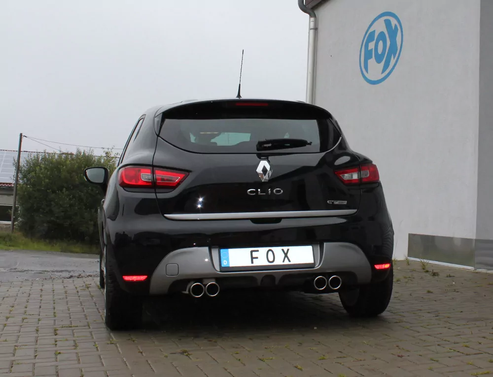 Renault Clio IV GT  Endschalldämpfer Ausgang rechts/links - 2x76 Typ 16 rechts/links