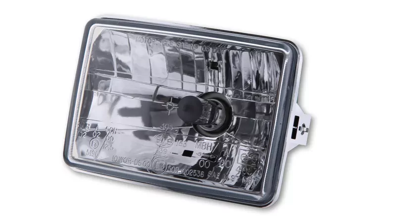 - Kein Hersteller - H4 Einsatz 130 x 90mm, Klarglas 12V 60/55W, Standlicht, E-gepr. E-geprüft