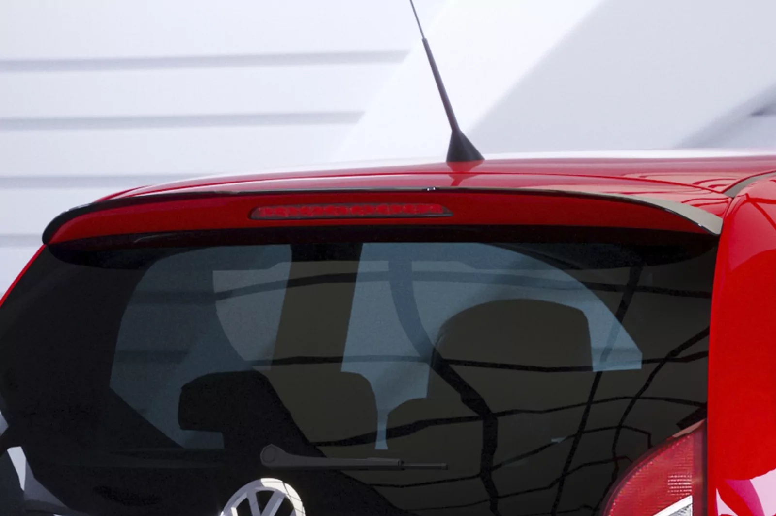 Heckflügel mit ABE für VW up!/ Seat Mii/ Skoda Citigo HF578 Strukturiert (schwarz matt)