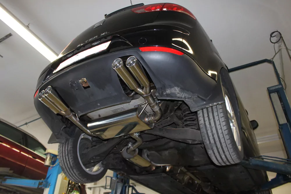 Seat Altea XL 5P - Frontantrieb  Endschalldämpfer Ausgang rechts/links - 2x80 Typ 17 rechts/links