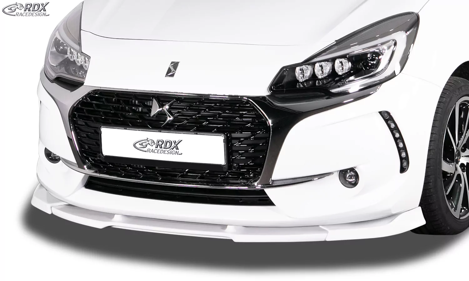 RDX Frontspoiler VARIO-X für CITROEN DS3 (2016+) Frontlippe Front Ansatz Vorne Spoilerlippe