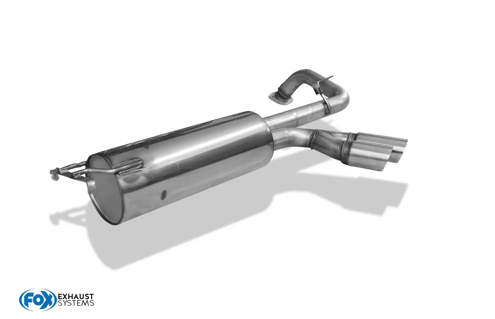 Mercedes G-Klasse Cabrio - 463 (ohne Trittbrett)  Endschalldämpfer Ausgang seitlich  - 2x80 Typ 14