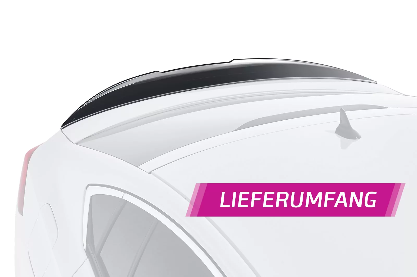 Heckflügel mit ABE für Opel Insignia B HF820 Strukturiert (schwarz matt)