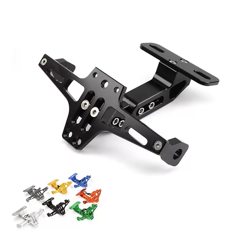 Universal Motorrad Kennzeichenhalter CNC Aluminium