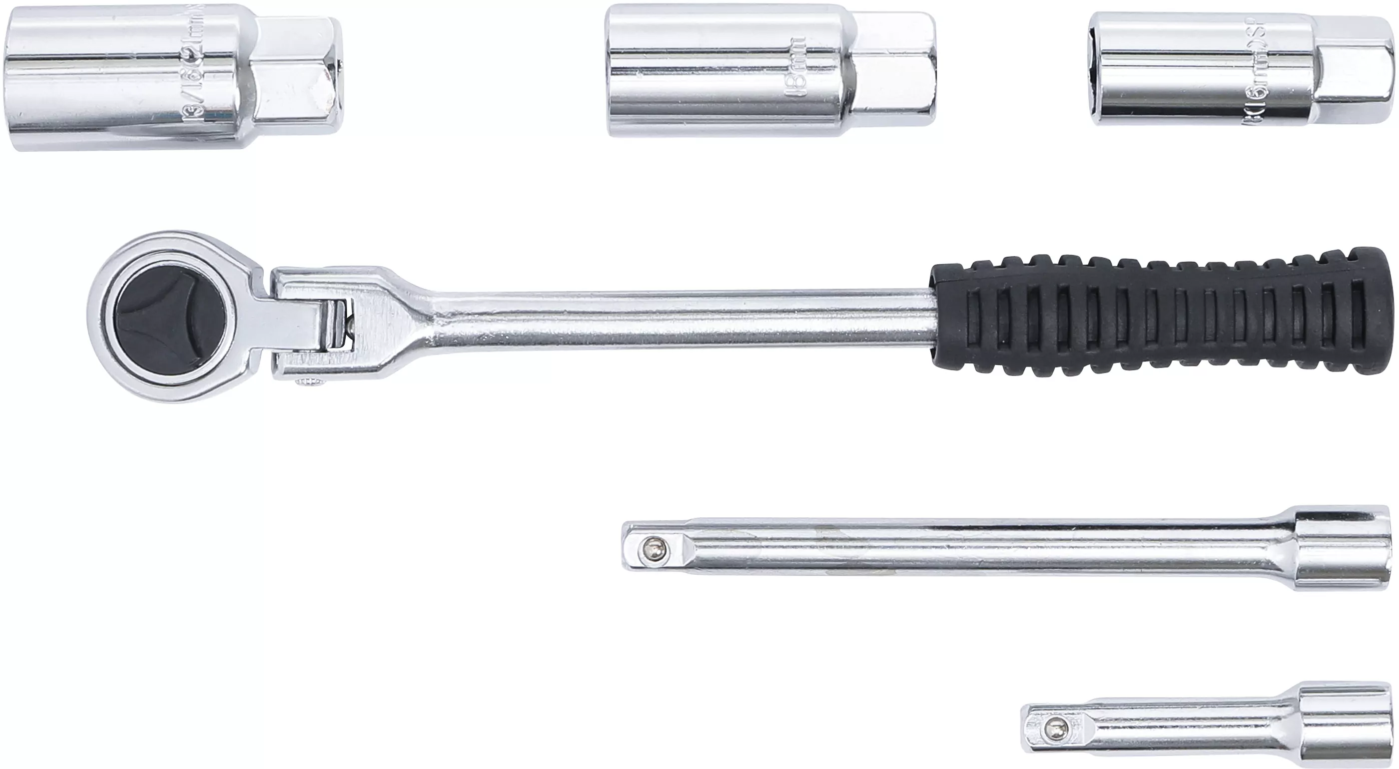 Zündkerzen-Werkzeug-Satz | Antrieb 10 mm (3/8") | 6-tlg.