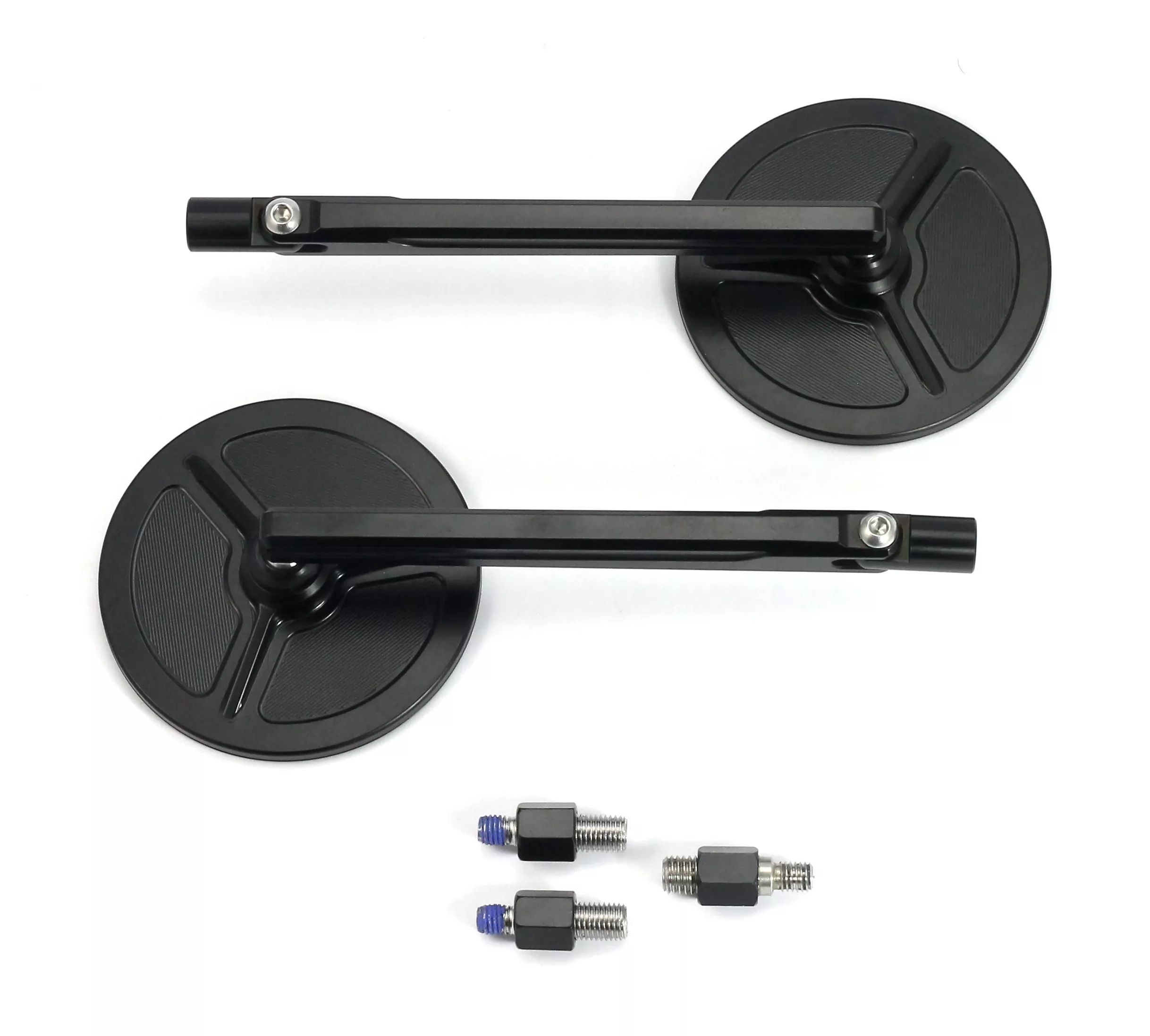 MG Biketec Spiegel Set für M10 x 1,5 mm Gewinde für BMW F 650 GS ab 2008