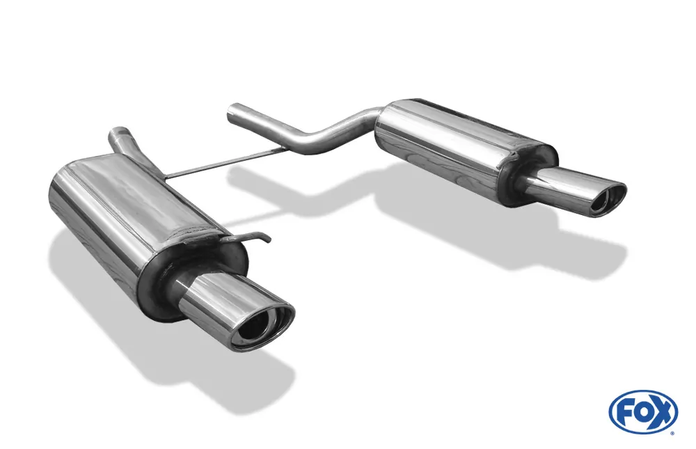 VW Passat 3B/ 3BG 4-Motion  Endschalldämpfer rechts/links - 115x85 Typ 33 rechts/links